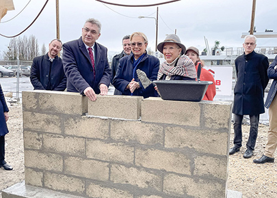 La première pierre de l´école de Seine Parisii est posée !